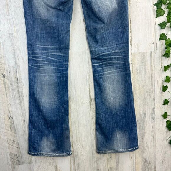 Big Star Womens Jeans Liv Bootcut 26R with Stretch Low Rise Medium Wash - Picture 7 of 11